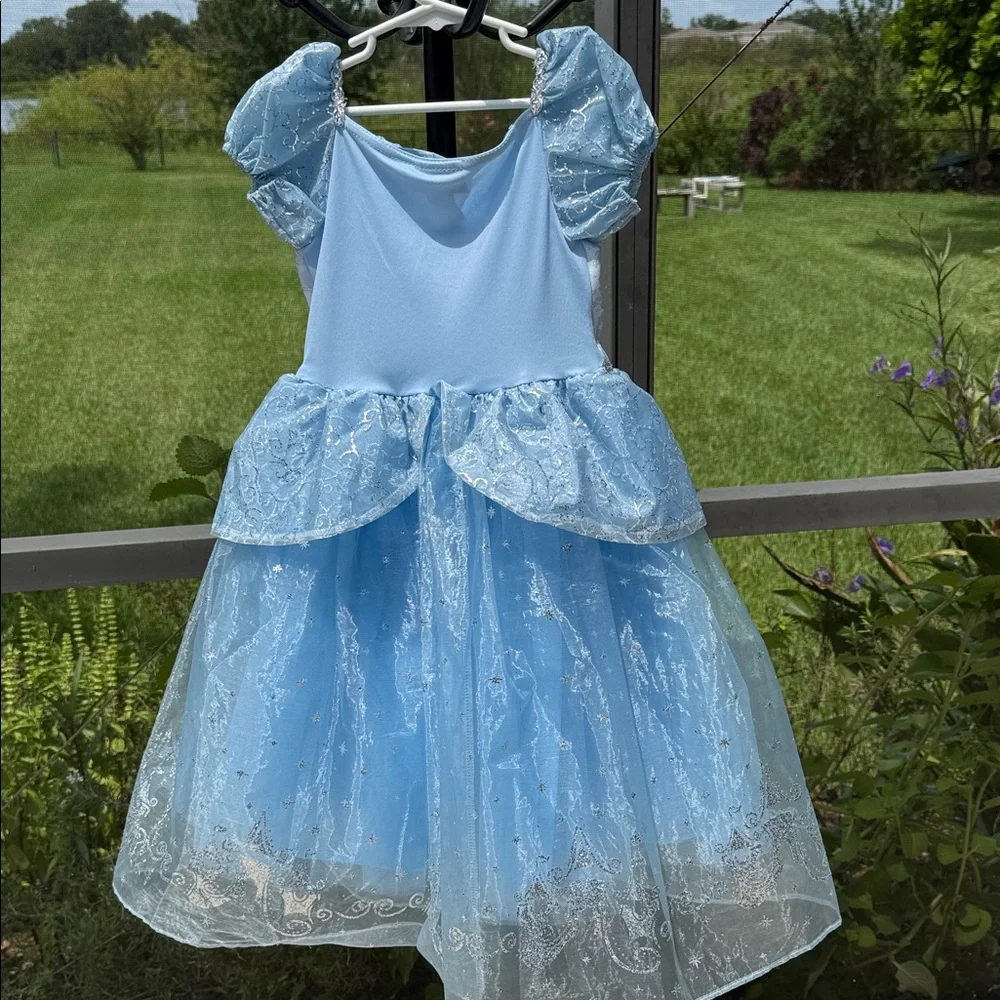 Disney Resort new 4/5 Princess Cinderella Dress Up costume/gloves/crown/plush